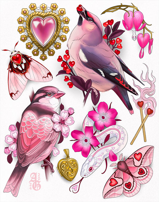 Pink Birds