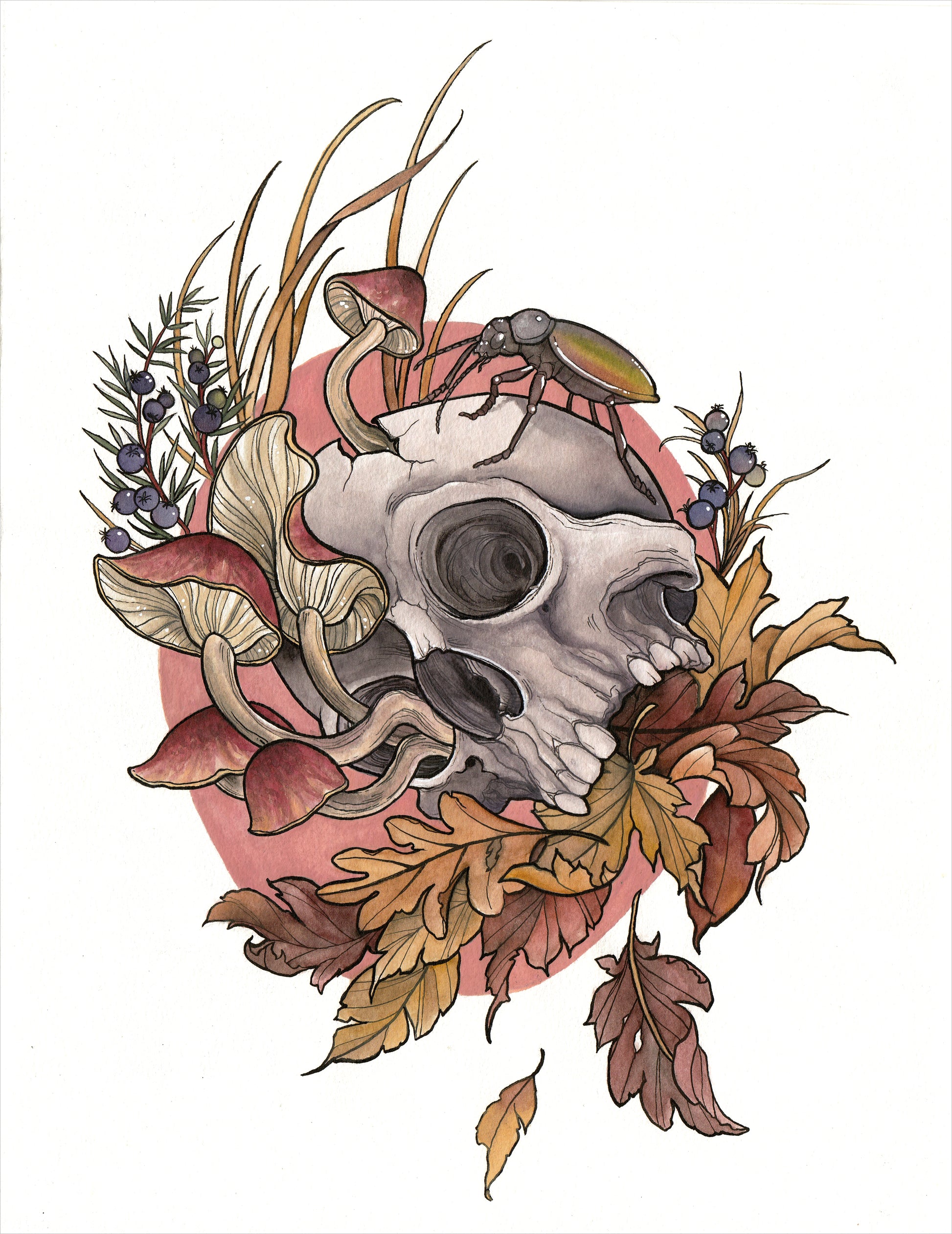 Skull Print – River Valley Printing Co